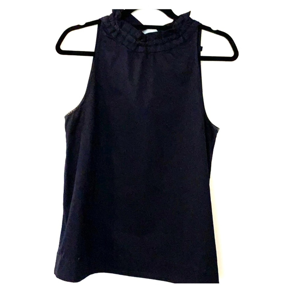 Ann Taylor mock neck halter blouse